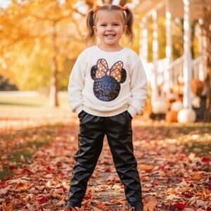 Disney NWT Fall Faux Fur & Leather Size 5 Set